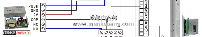 松下自動門與門禁接法,松下自動門門禁接線圖