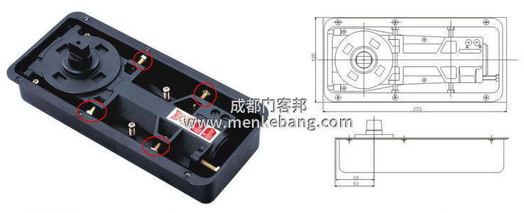 玻璃門合不上地彈簧怎么調(diào),玻璃門地彈簧左右怎么調(diào)