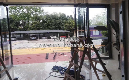 雙流感應(yīng)門安裝案例圖片