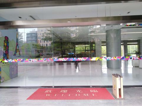 成都大廈寫字樓（辦公樓）感應(yīng)平移門定做安裝