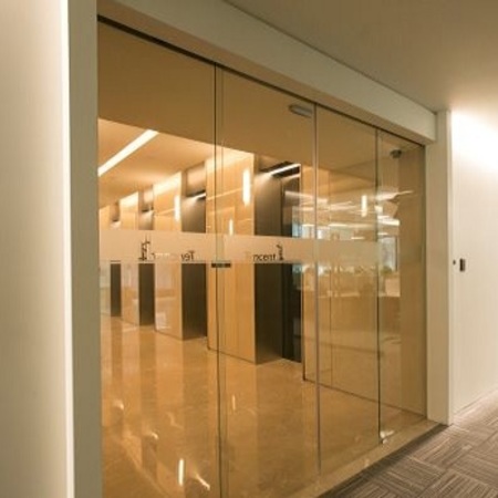 無框玻璃自動(dòng)感應(yīng)門工程